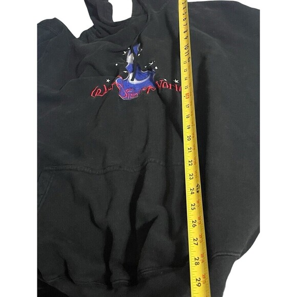 Walt Disney World Sorcerer Fantasia Hat Embroidery Mickey Hoodie Sweatshirt XL - Picture 14 of 16